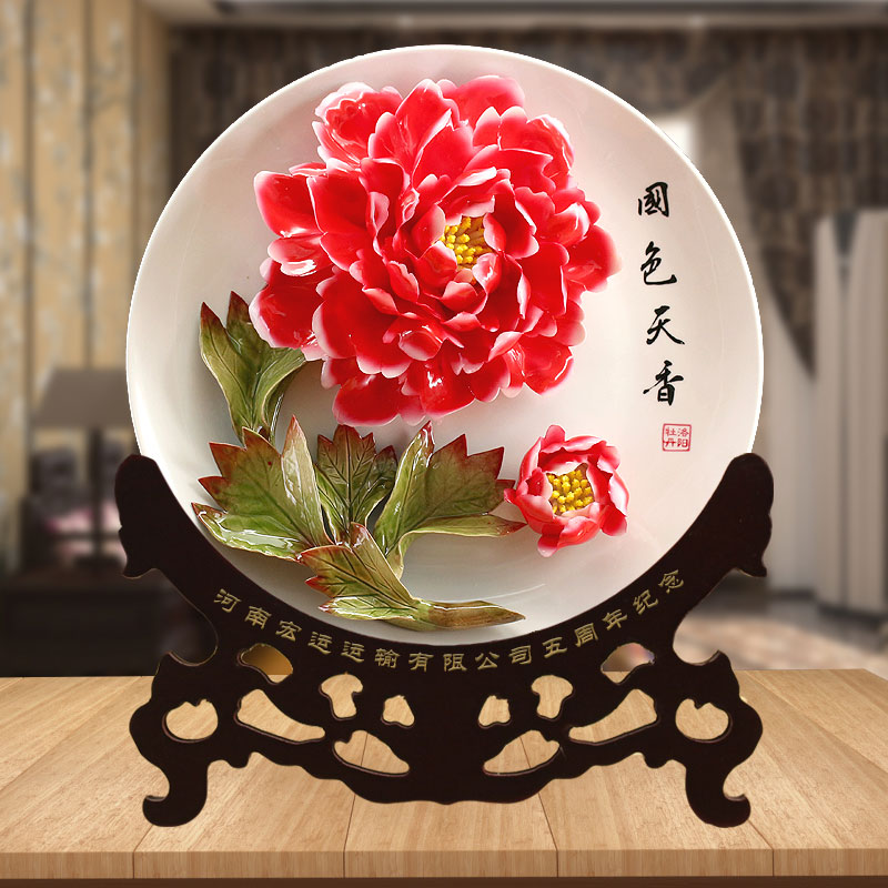 客戶(hù)定制牡丹瓷